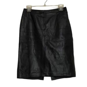 Danier Vintage Leather Skirt